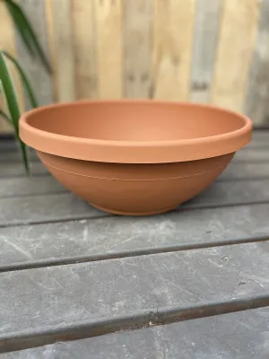 14" Terra Cotta Terra Bowl Planter