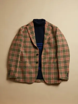 AARTHUR 3 BUTTONS CHECKED JACKET