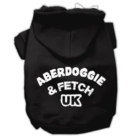 Aberdoggie UK Screenprint Pet Hoodies Black Size XXL (18)