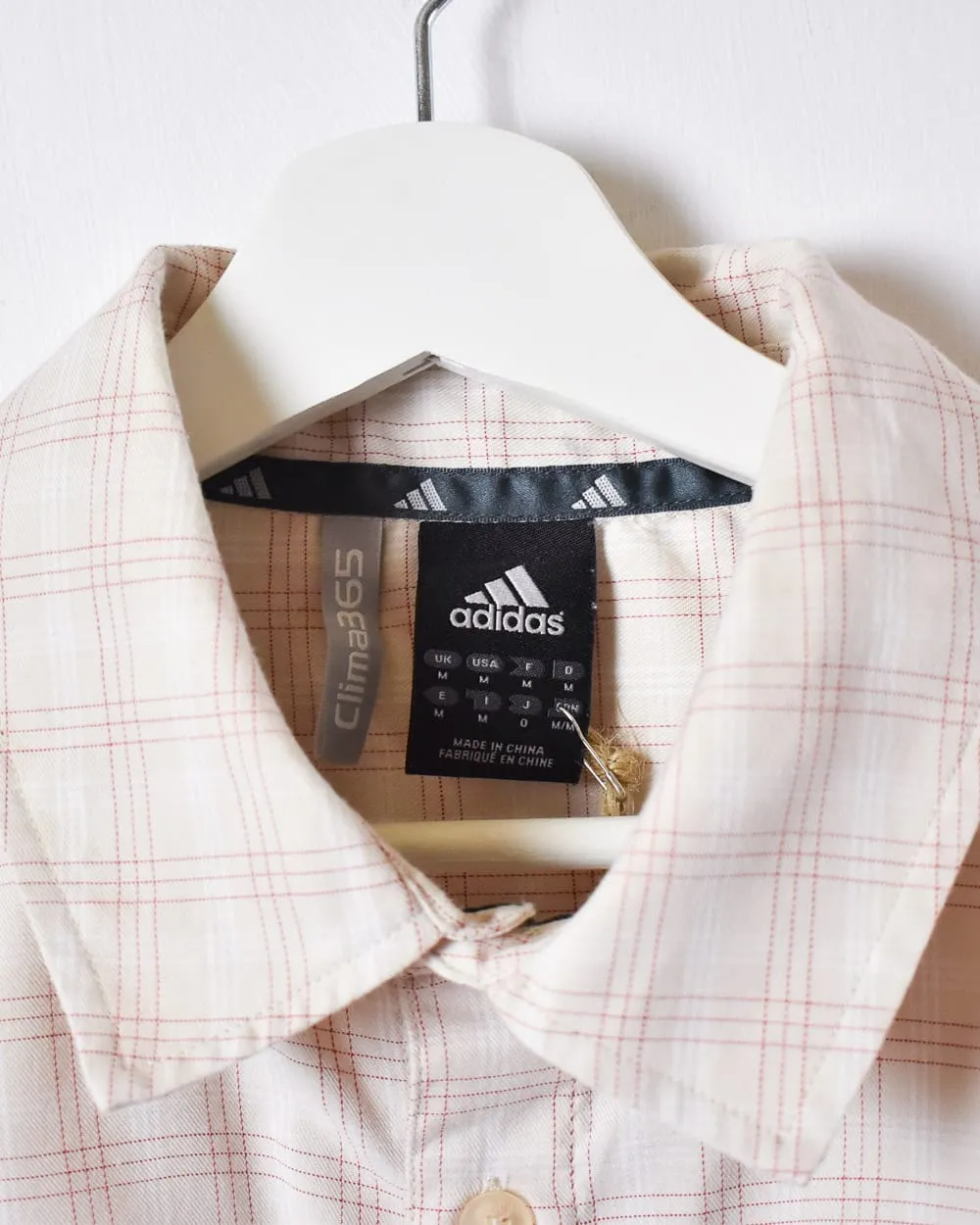 Adidas Checked Shirt - Medium