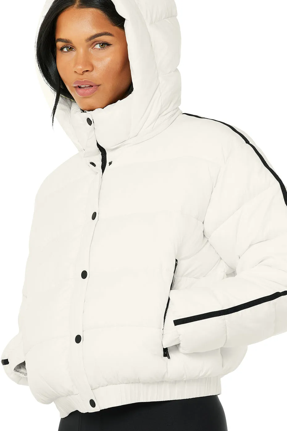 Aspen Love Puffer Jacket - Ivory