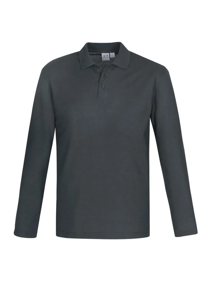 Biz Collection Mens Crew Long Sleeve Polo (P400ML)