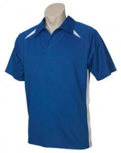 Biz Collection Mens Splice S/S Polo 1st ( 10 Colour ) (P7700)