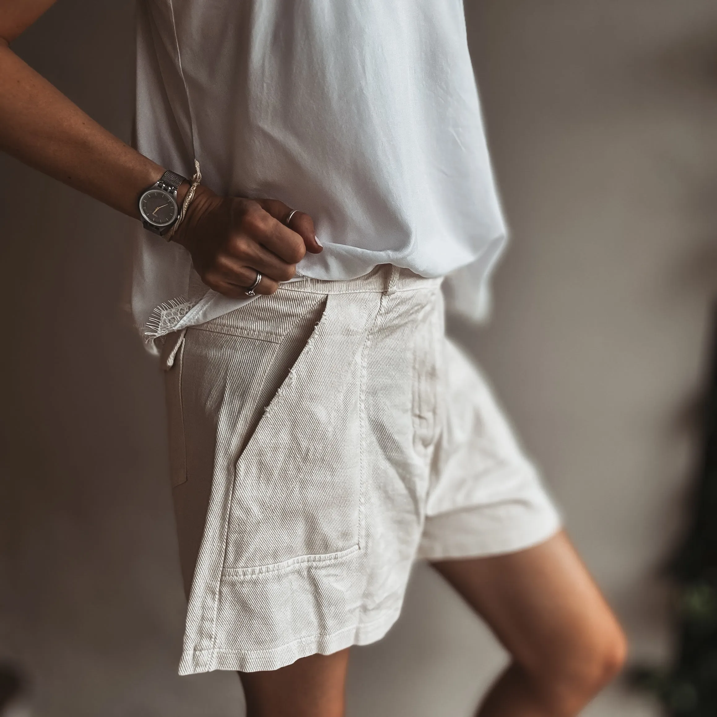 Cargo shorts CREAM *NEW*