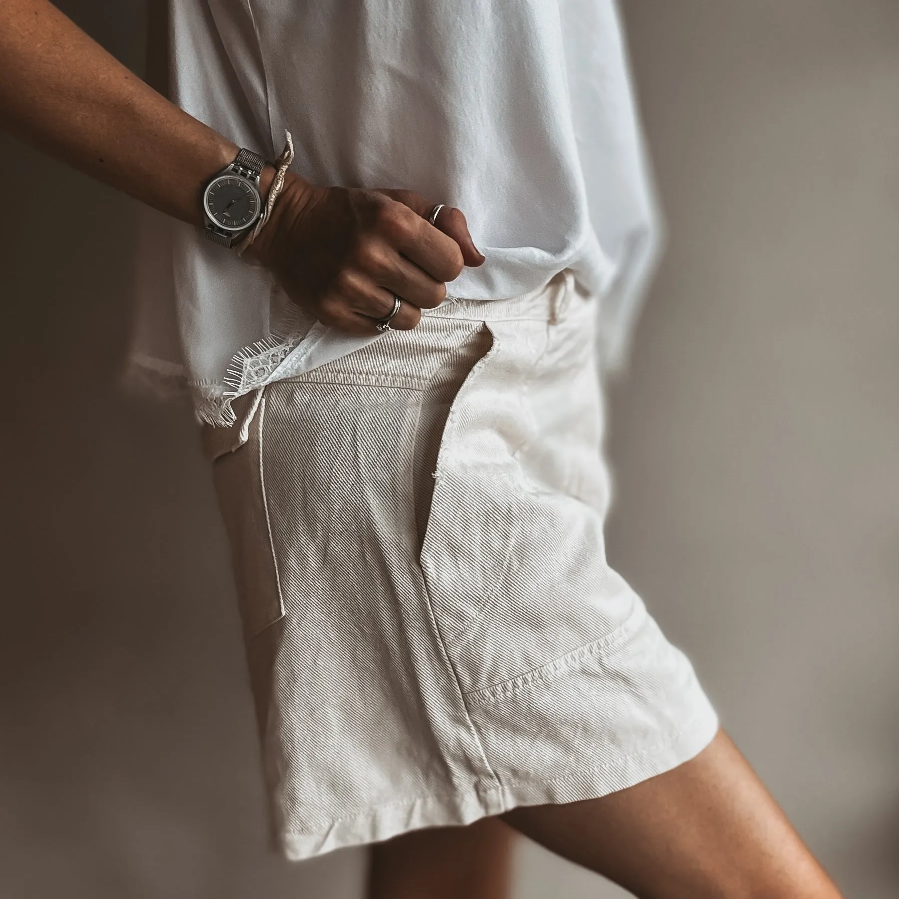 Cargo shorts CREAM *NEW*