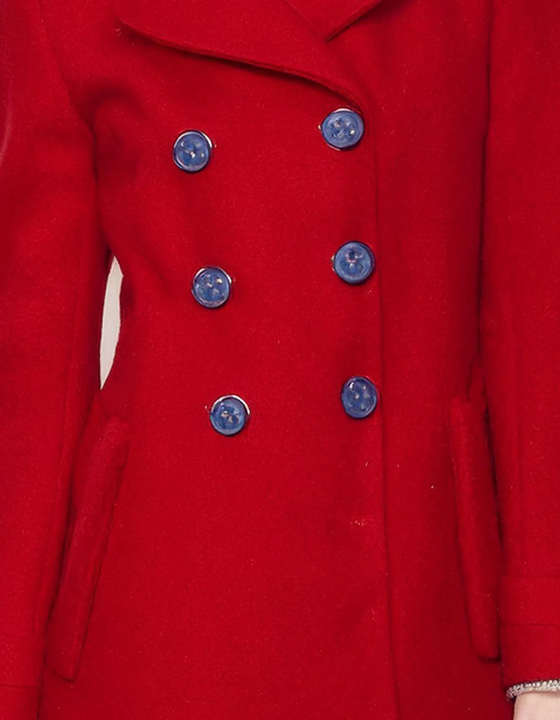 Crimson Courage Peacoat