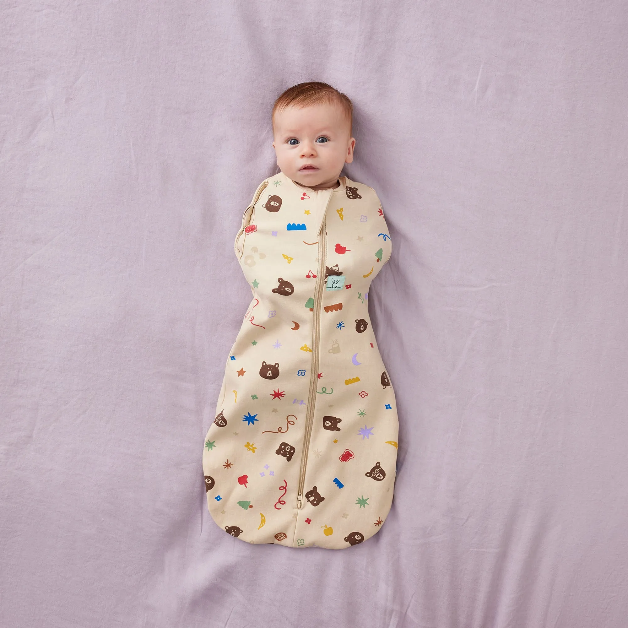 ergoPouch Cocoon Swaddle Bag 1.0 TOG - Teddy Bear Party