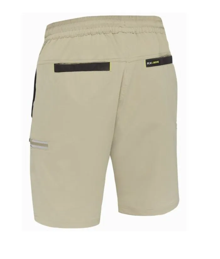 Flex & Move 4-Way Stretch, Elastic Waist Cargo Short