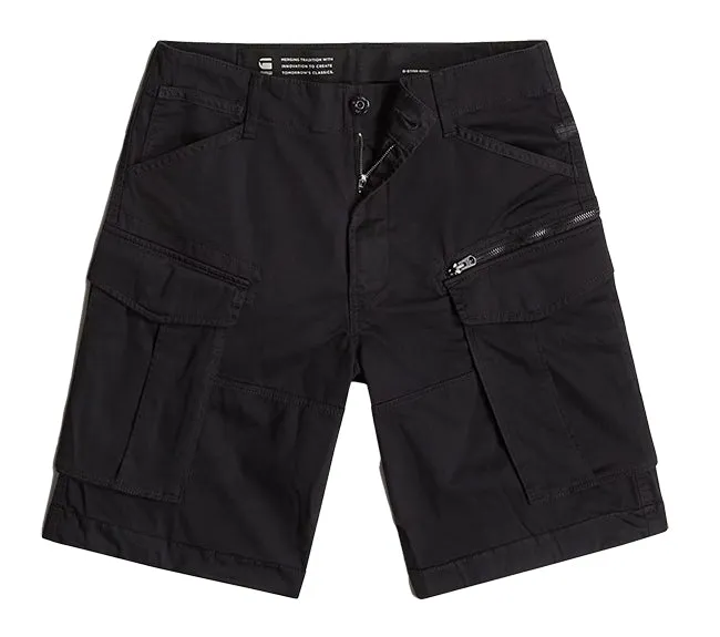 G Star Raw Mens Rovic Zip Relaxed Short Black