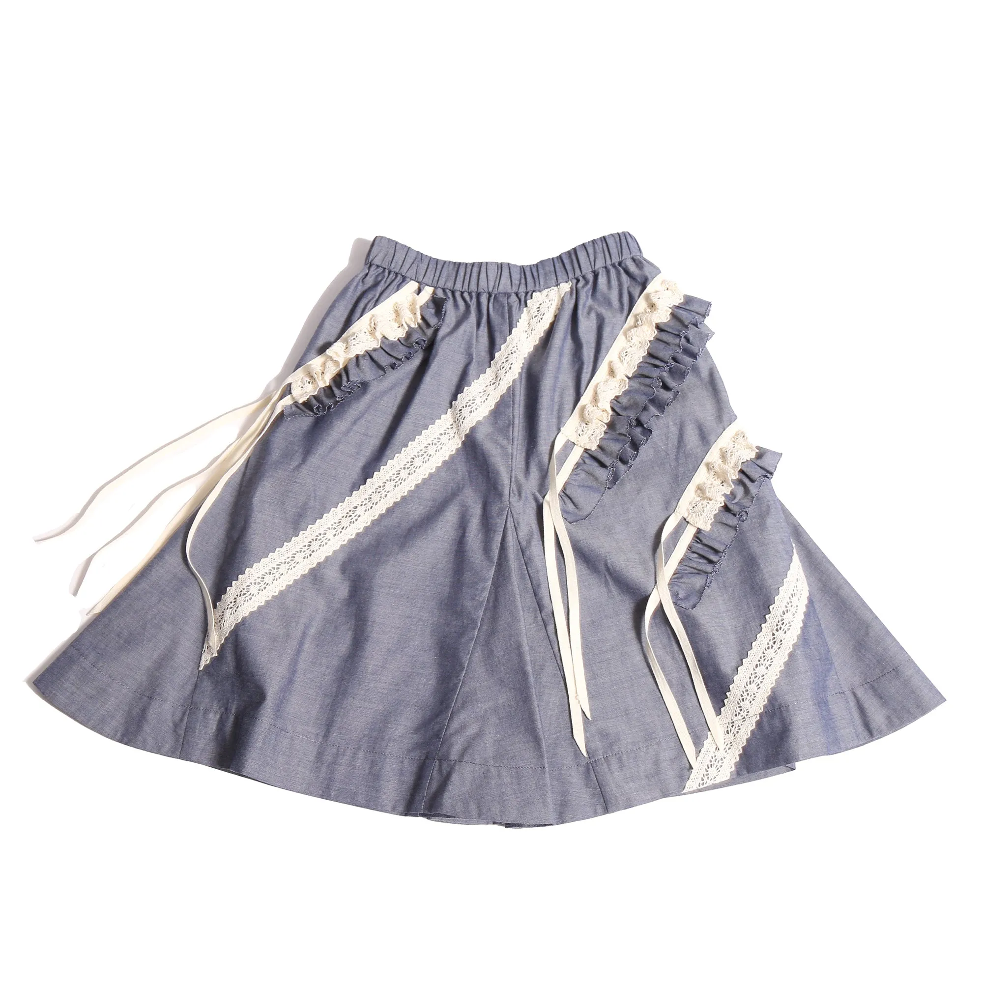 GAEL RUFFLED FLARE SKIRT