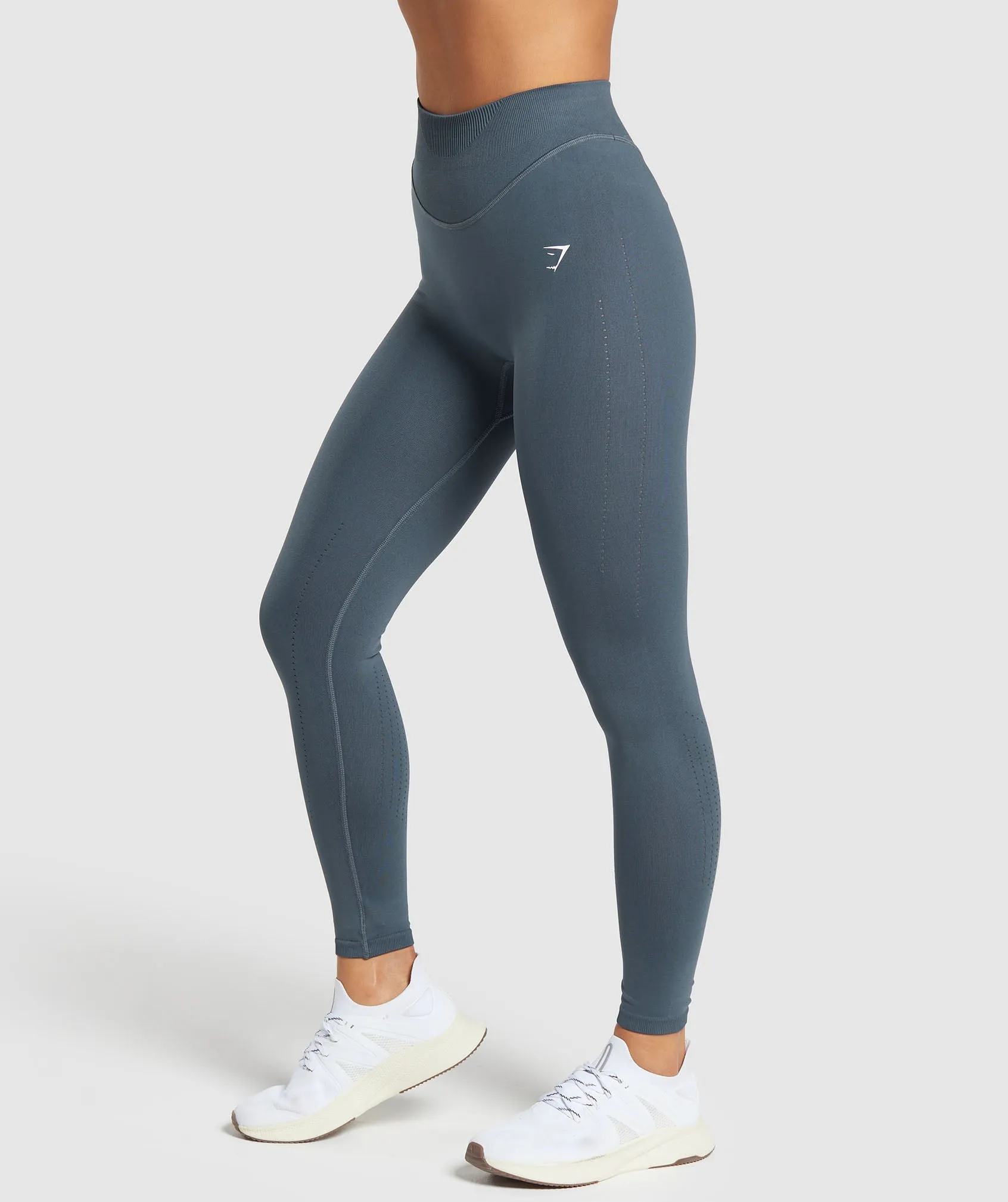 Gymshark Sweat Seamless Leggings - Titanium Blue