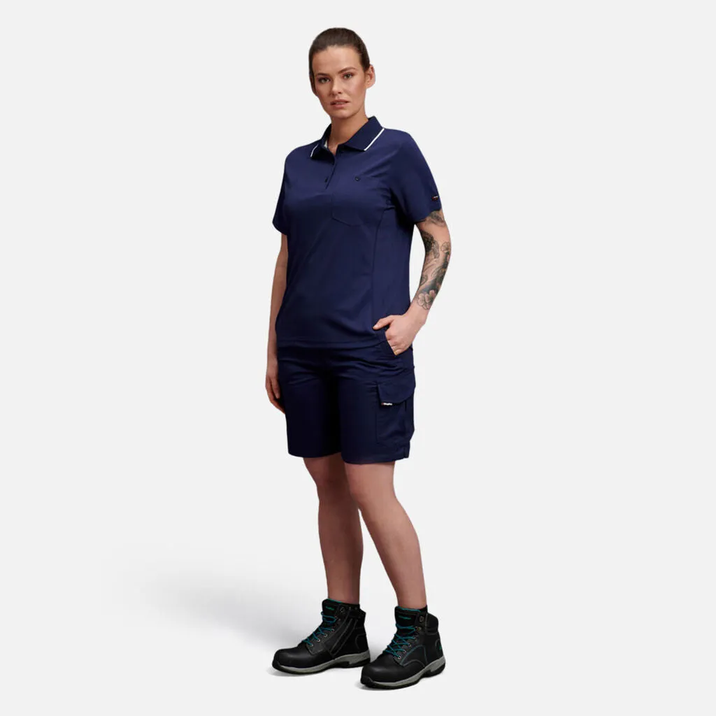 King Gee Women's Workcool Hyperfreeze Short Sleeve Polo Shirt (K44740)