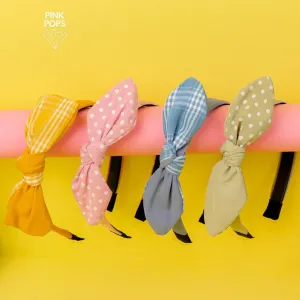 Polka & Checked  Design Hairbands