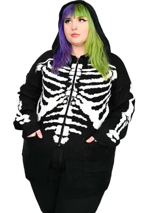 Skeleton | ZIP UP HOODIE**