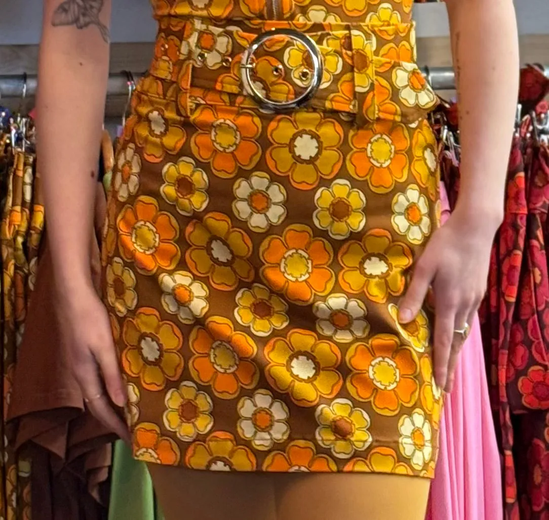 The Chain - Exclusive 'Cher' Mod Blossom Tangerine - Skirt