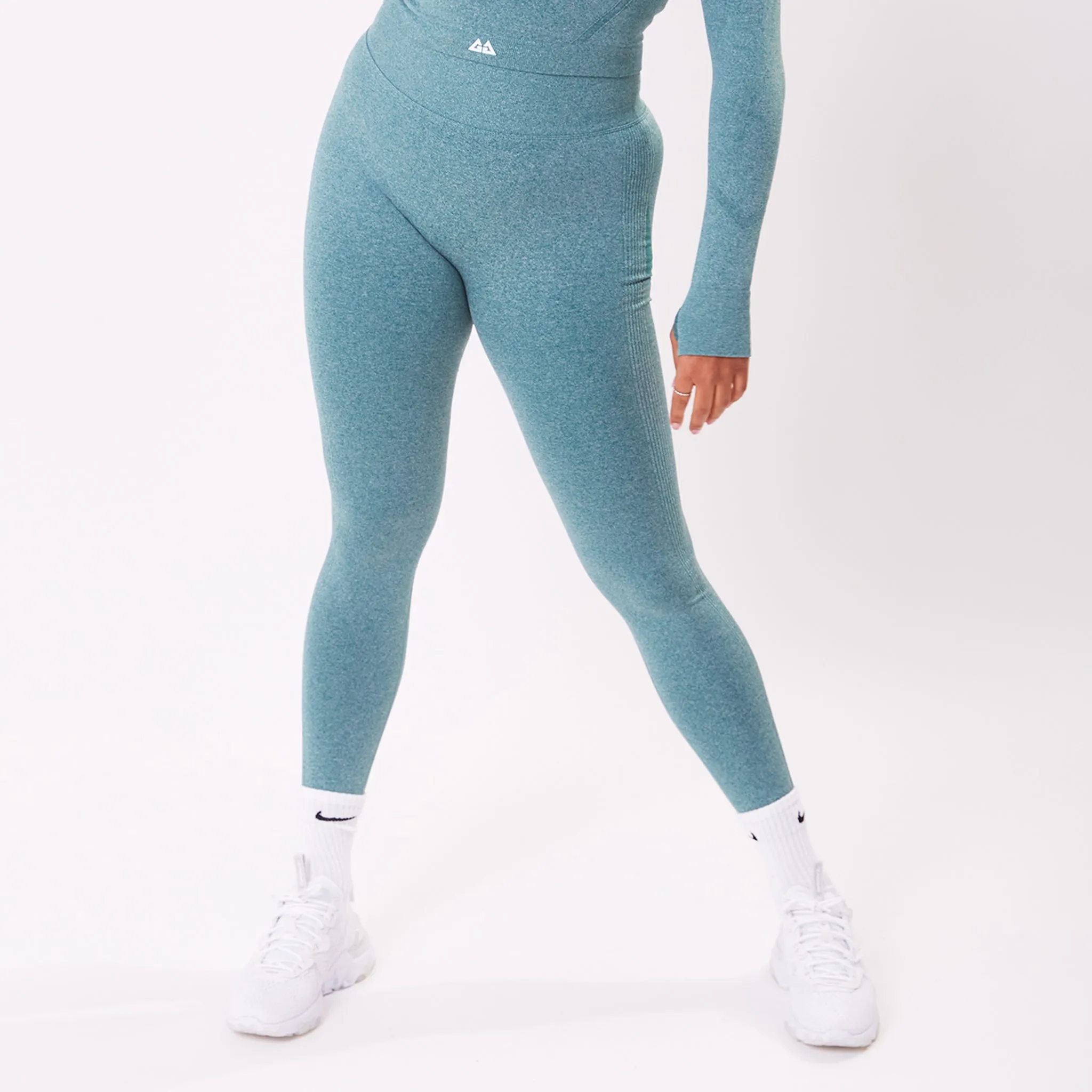 The 'Energy' Scrunch & Seamless Leggings - Teal