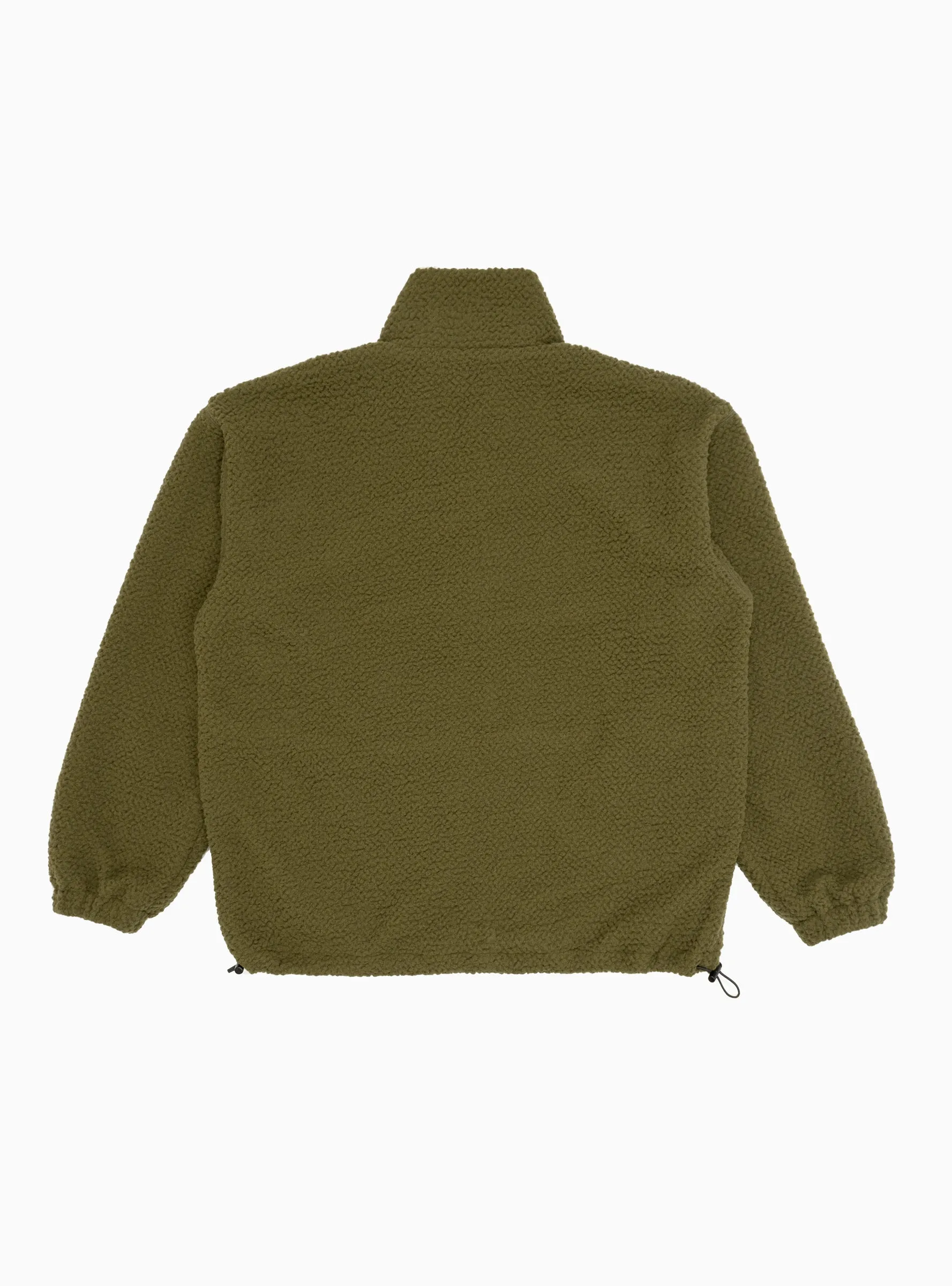 Zip Up Fleece Olive